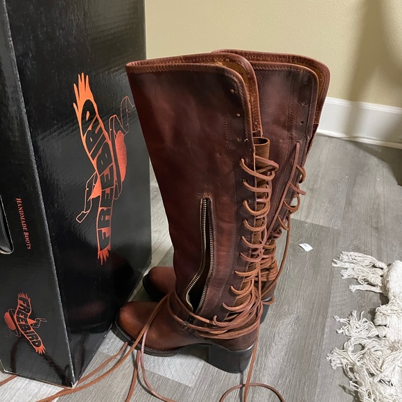 Freebird by Steven Cognac Lace-Up Boots - Picture 8 of 12